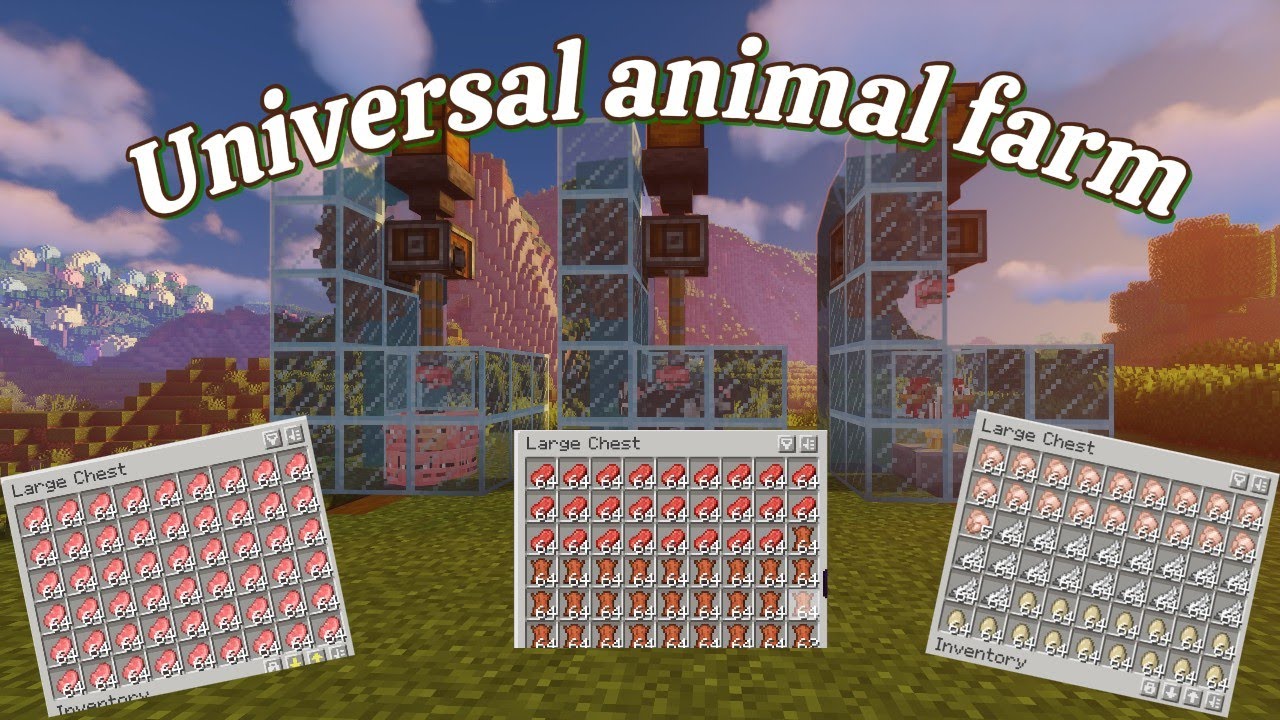 EASY Minecraft Animal Farm (Create mod)
