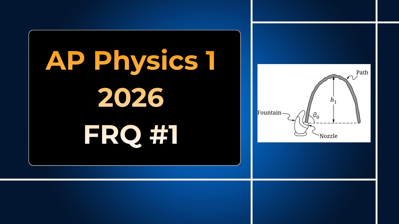AP Physics 1, 2026, Свободный ответ №1
