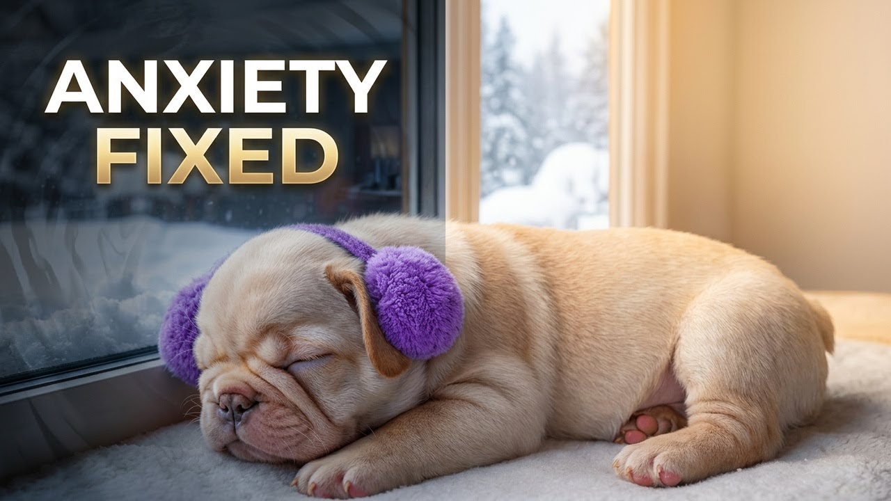 Sleepy Snowy Dog Music – Relaxing Sleep Music for Dogs (犬 安眠 音楽)