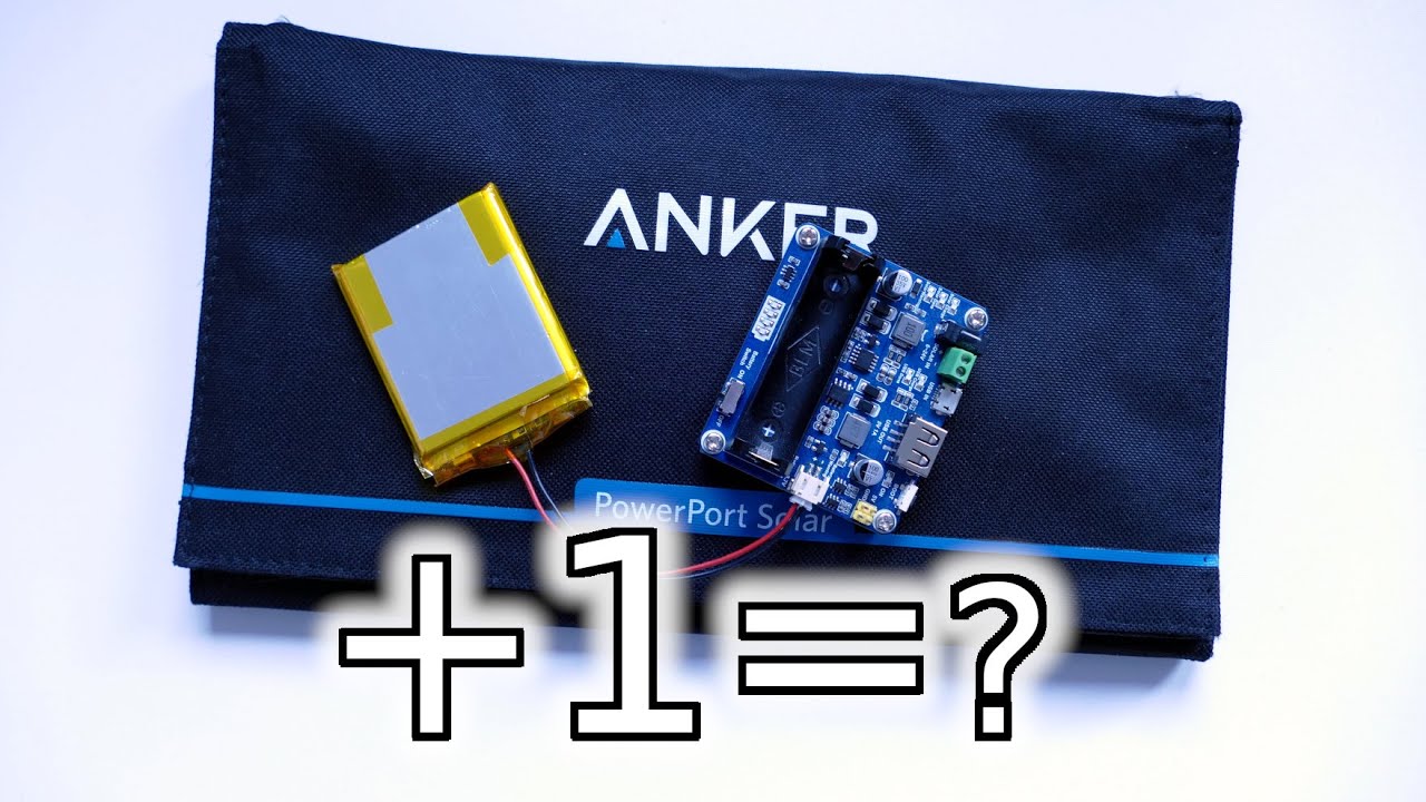 An improved solar-rechargeable power bank