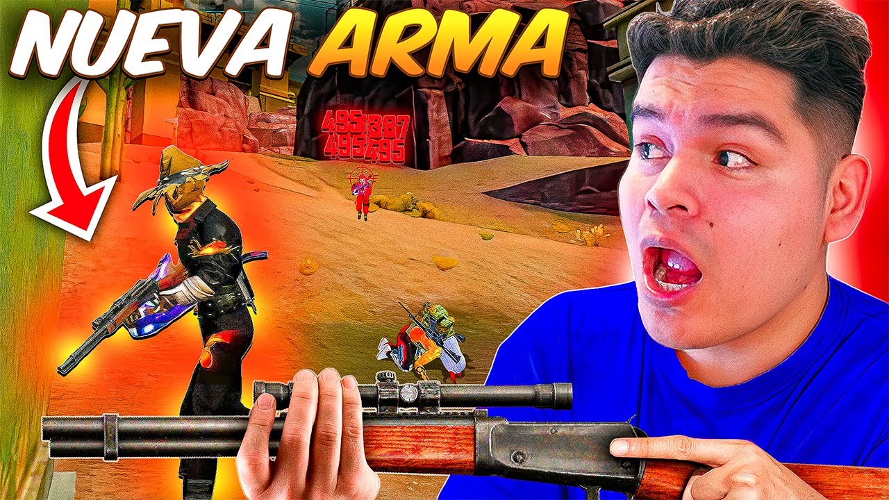 PROBANDO LA NUEVA ARMA WINCHESTER en FREE FIRE