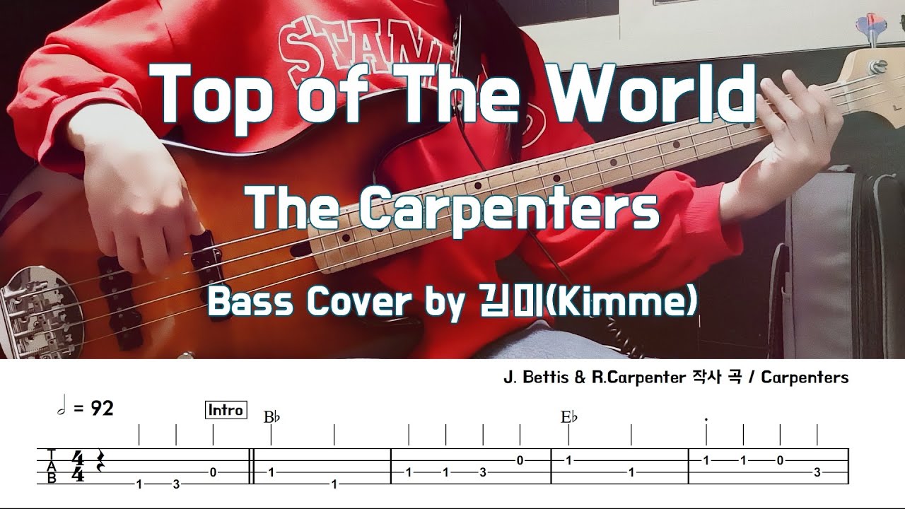 Top of The World_The Carpenter_Bass Cover