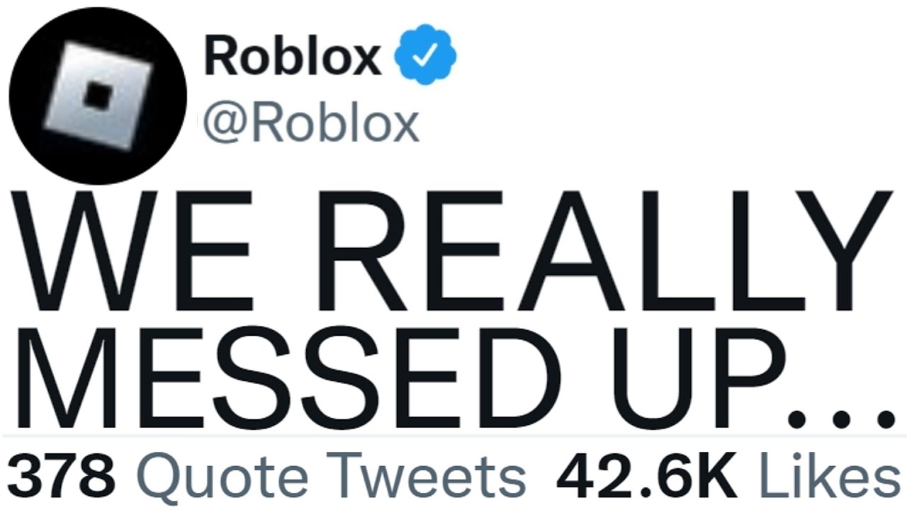 Roblox Players Are ANGRY Because Of This...