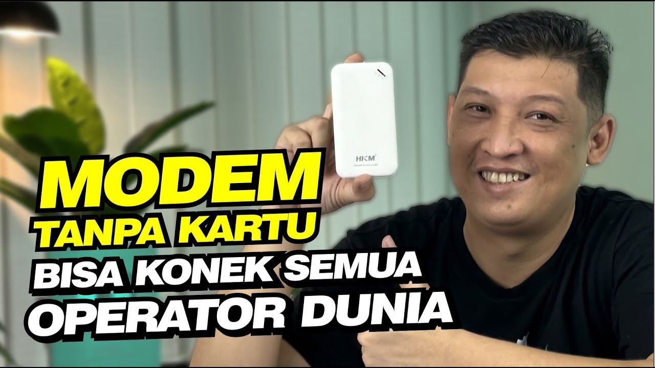 @484 cukup 1 MODEM bisa konek SEMUA JARINGAN DI DUNIA & TANPA KARTU | HKM G009 Worldwide Wifi
