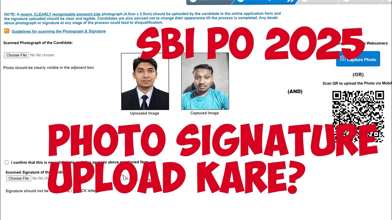 State Bank of India Photo Signature Upload Kaise Kare| Sbi Photo Signature Upload Problem| Sbi Photo
