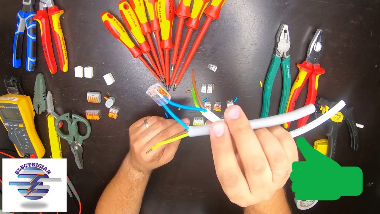 Conectare cabluri diferite utilizand  WAGO / How to connect different cables using WAGO connectors