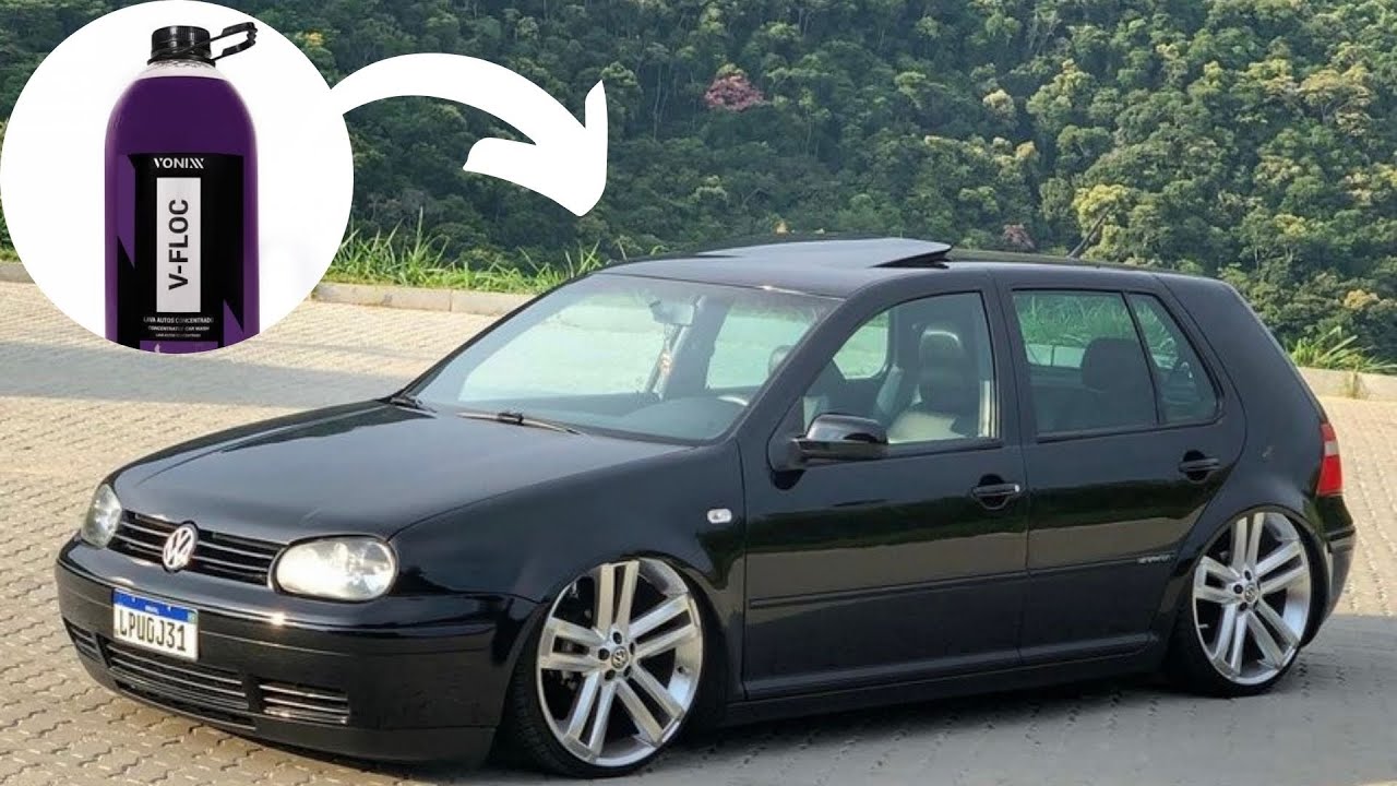 VW GOLF SAPÃO MK4 GENERATION LAVANDO COM VFLOC VONIXX NA SNOWFOAM