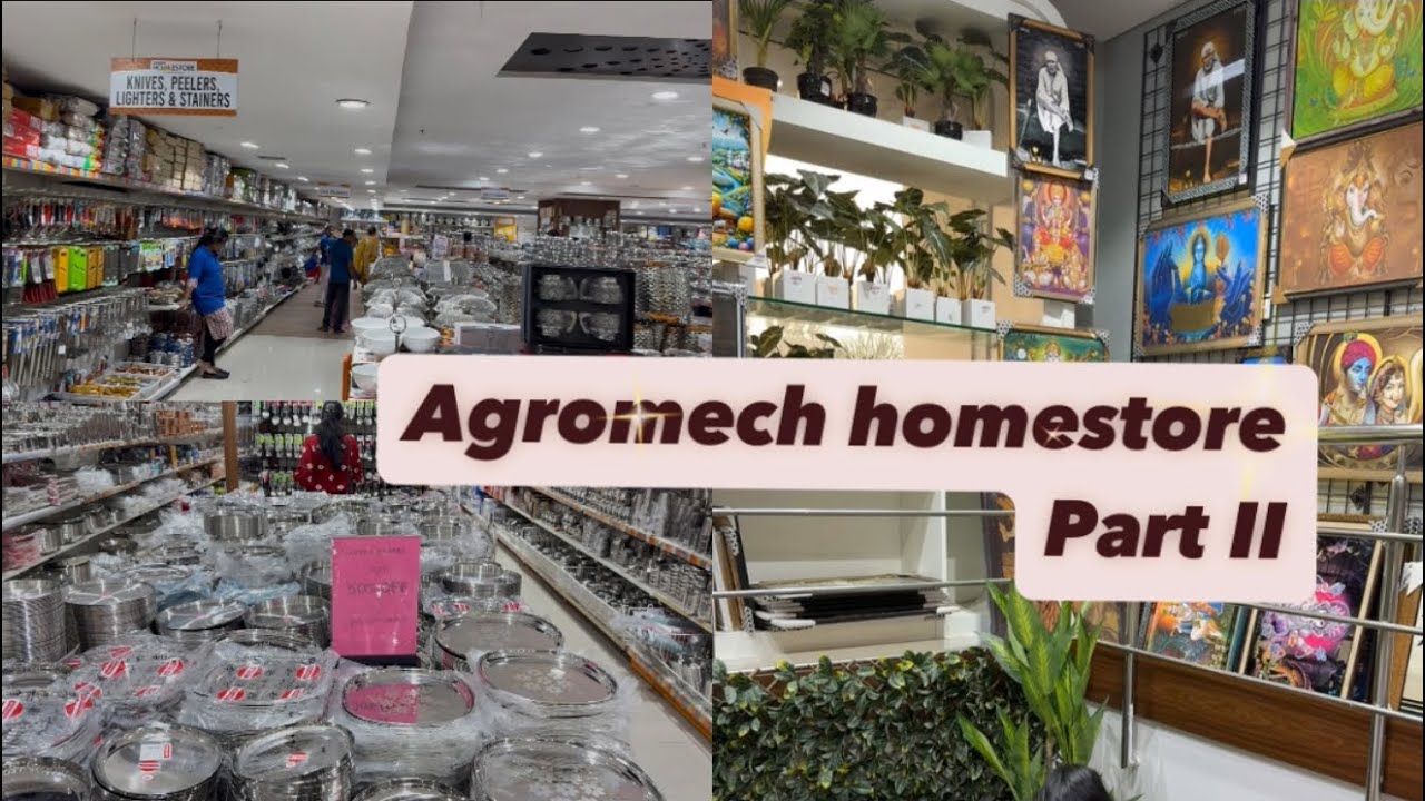 Agromech homestore Part-II | steel utensils , kitchen sets | Gardening accessories |