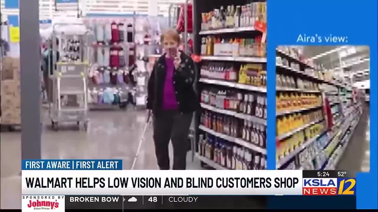 Walmart helping low vison and blind customers shop with new app