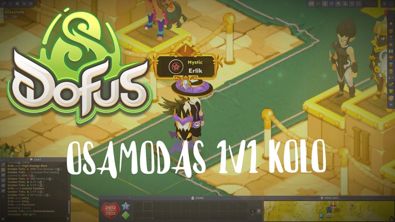 Dofus T&uuml;rk&ccedil;e D&uuml;ş&uuml;k Level Kolo 1v1 pvp