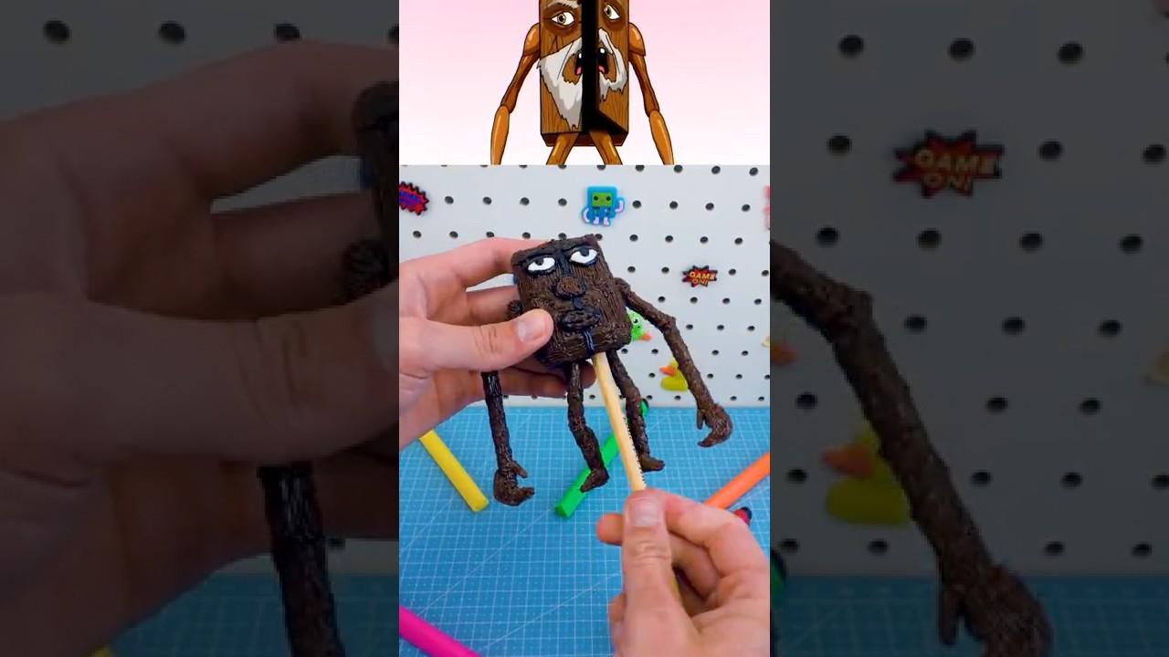 I made a te te te te te te te sahur Phase 4 Sprunki OC with 3d pen #incrediboxsprunki