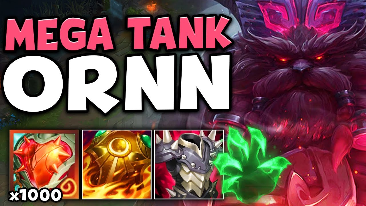 THE TANKIEST ORNN YOU'VE EVER SEEN! (UPGRADED HEARTSTEEL IS CRACKED)