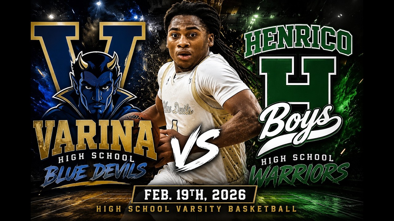 Varina HS vs Henrico Boys (Feb. 19th, 2026) High School Varsity Basketball matchup
