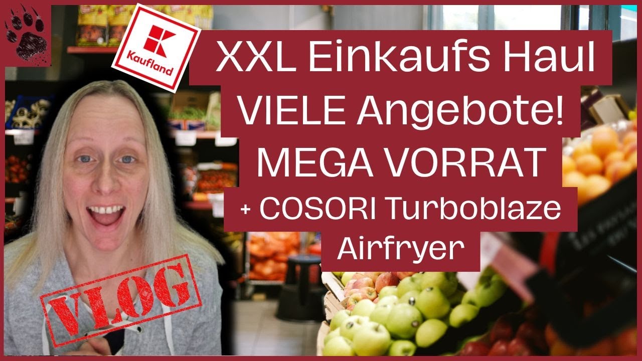 SPAREN XXL Einkaufs Haul + MEGA gro&szlig;er Vorrat! Richtig VIELE Angebote! 🤩 COSORI Turboblaze Airfryer