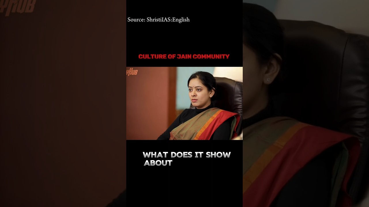 What does it show about the culture of Jain Community #trending #upscmotivation