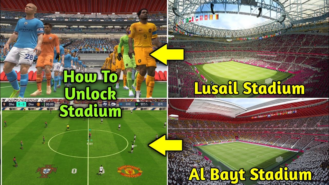 FIFA MOBILE 23 Nexon Korea New Update - How To Get Lusail Stadium And Al Bayt Stadium