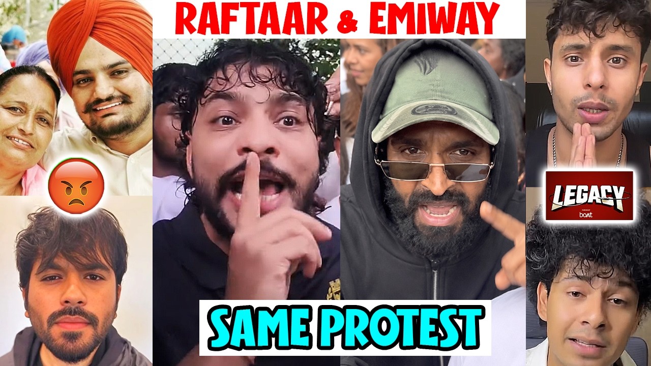NO WAY RAFTAAR & EMIWAY AT SAME PROTEST | SIDHU's MOTHER ANGRY ON ABHIJEET DIPKE, IKKA, LEGACY⁉️