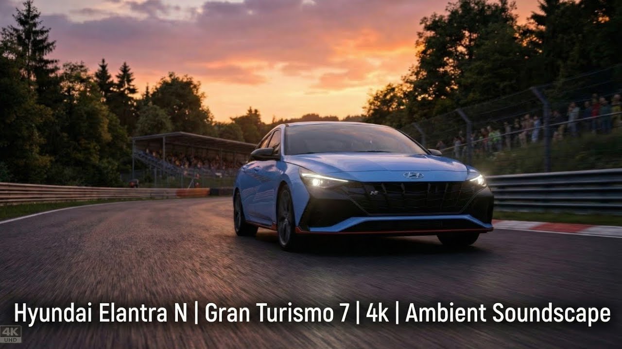 Hyundai Elantra N | Gran Turismo 7 | 4k | Ambient Soundscape