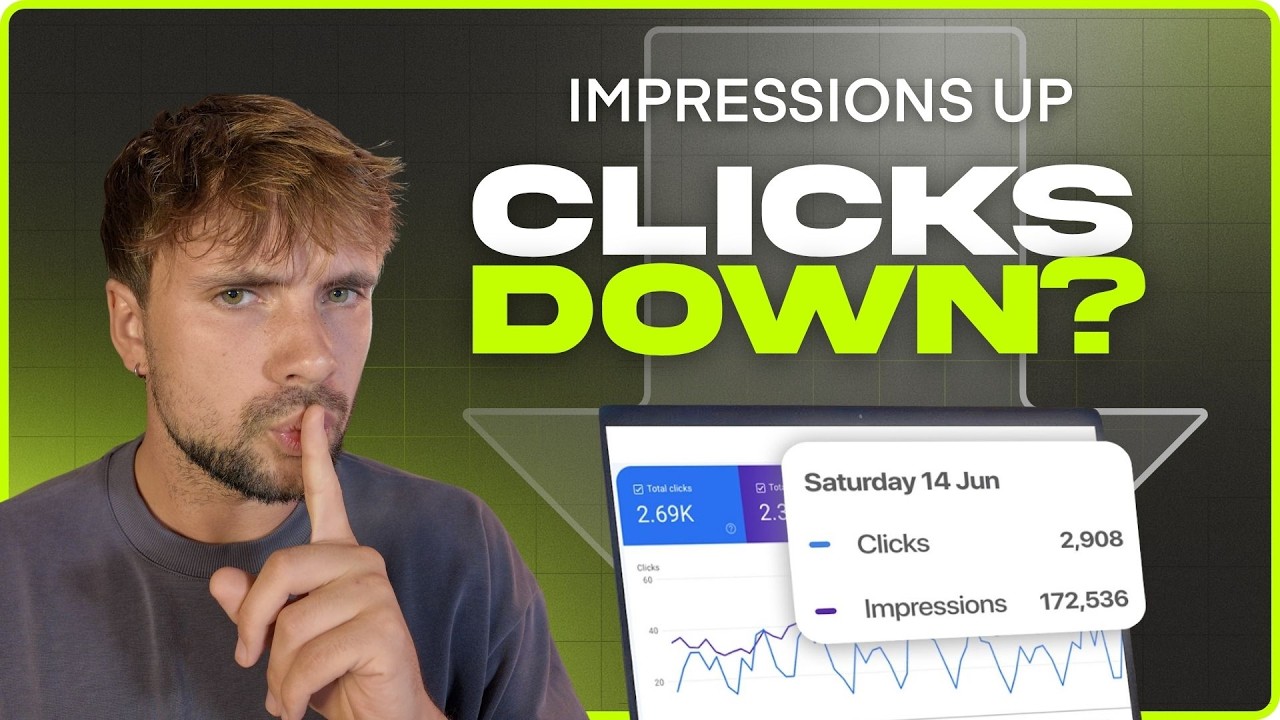 Search Impressions Up, Clicks Down? Here's Why (+how to fix it)