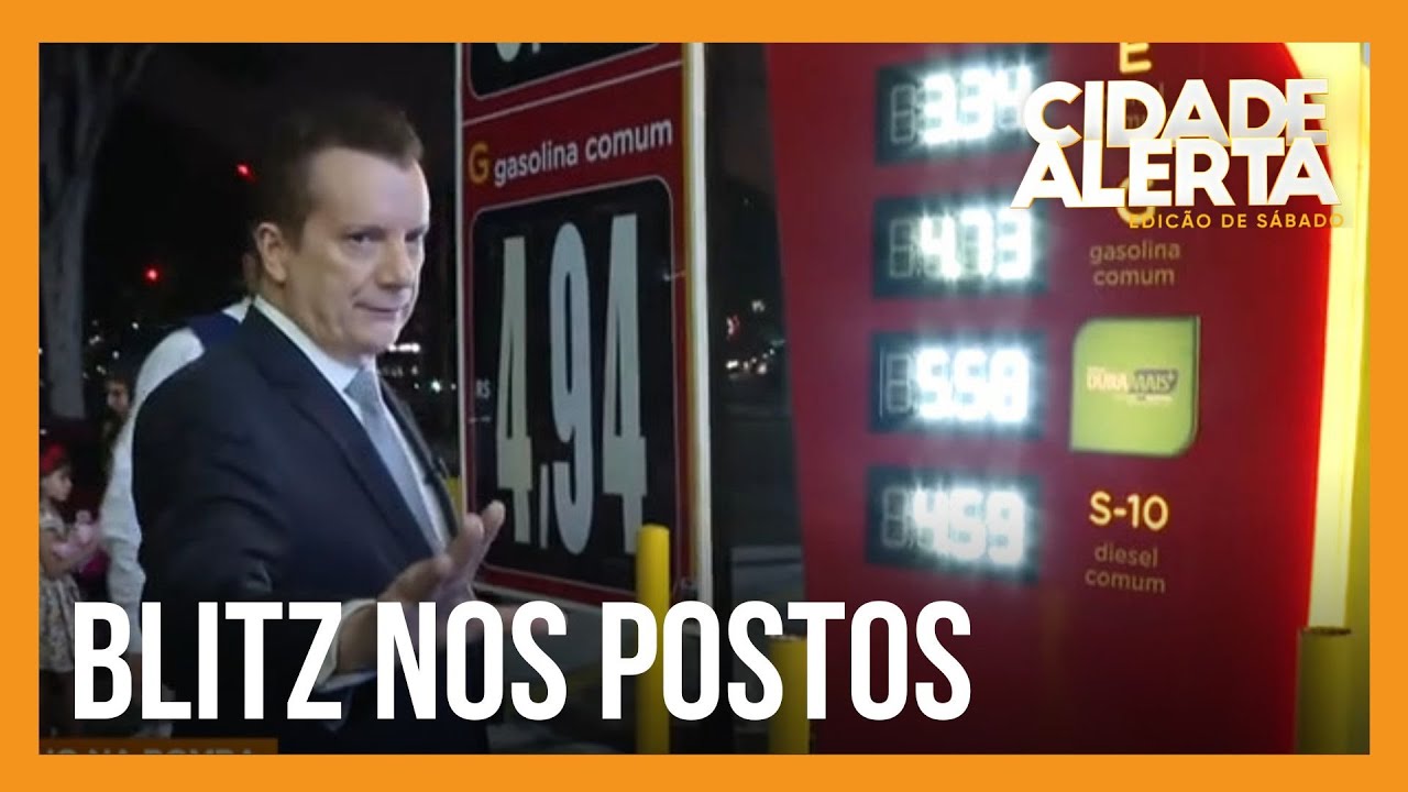 Patrulha do Consumidor acompanha blitz nos postos de combustíveis de São Paulo