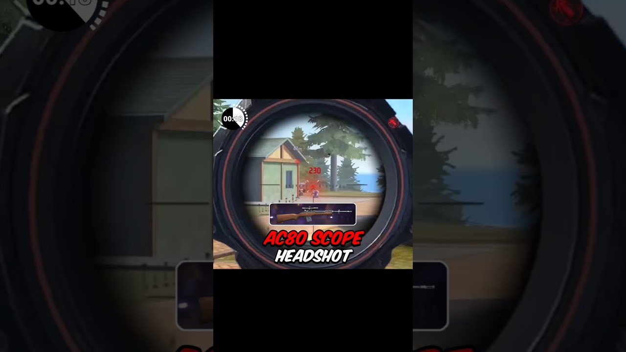 Finally❗️ AC80 Scope-In Headshot TRICK🧐🔥 Like Zeroxff