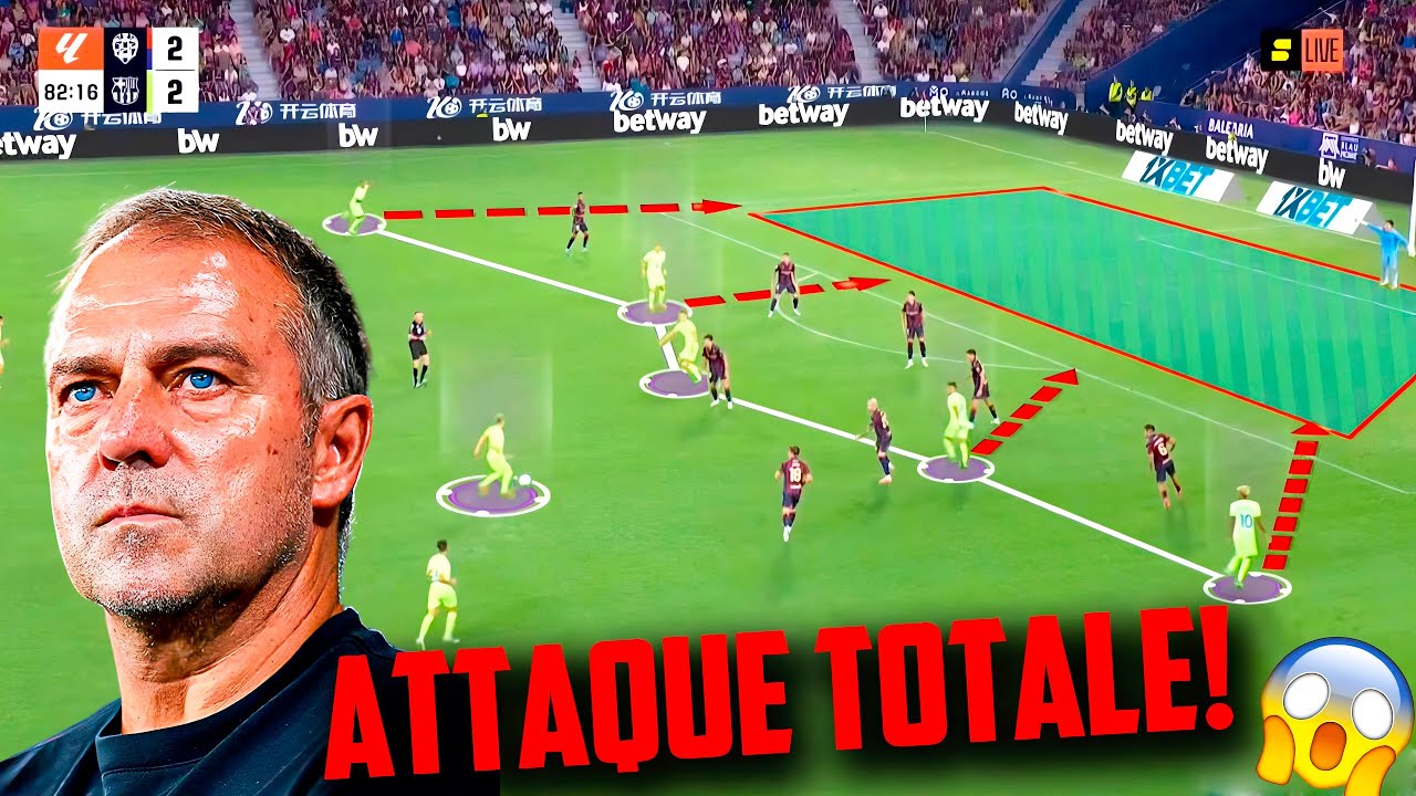 Les 'Tactiques Folles' de Hansi Flick qui Ont Gagn&eacute; le Match Levante-Barcelone
