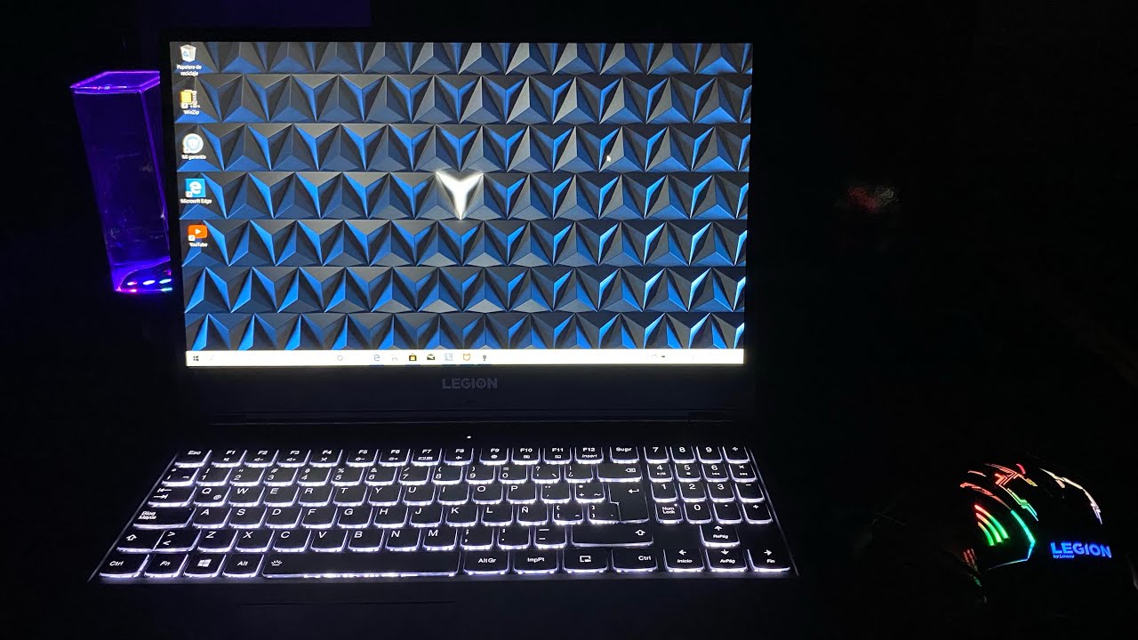 Laptop Gamer Lenovo Legion Y540 UNBOXING/REVIEW//Intel Core i5-9300HF//Mouse Lenovo Legion M200 RGB