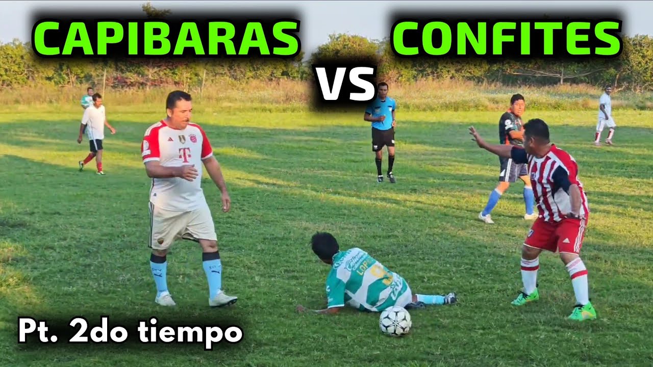Pt 2do⏱️ Capibaras vs Confites (MASTER) J3 - 22/Ene/2026 #capibarasfc #futbol #leyendas