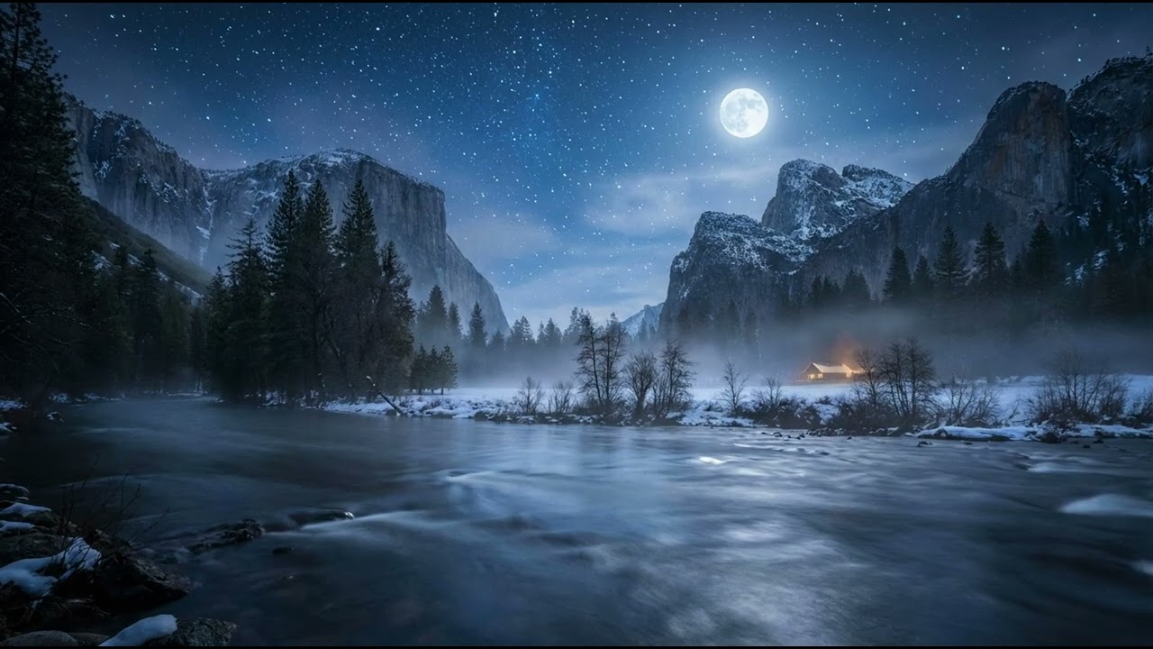 Deep Sleep Music – 8 Hours Relaxing Night Ambience Under the Moon