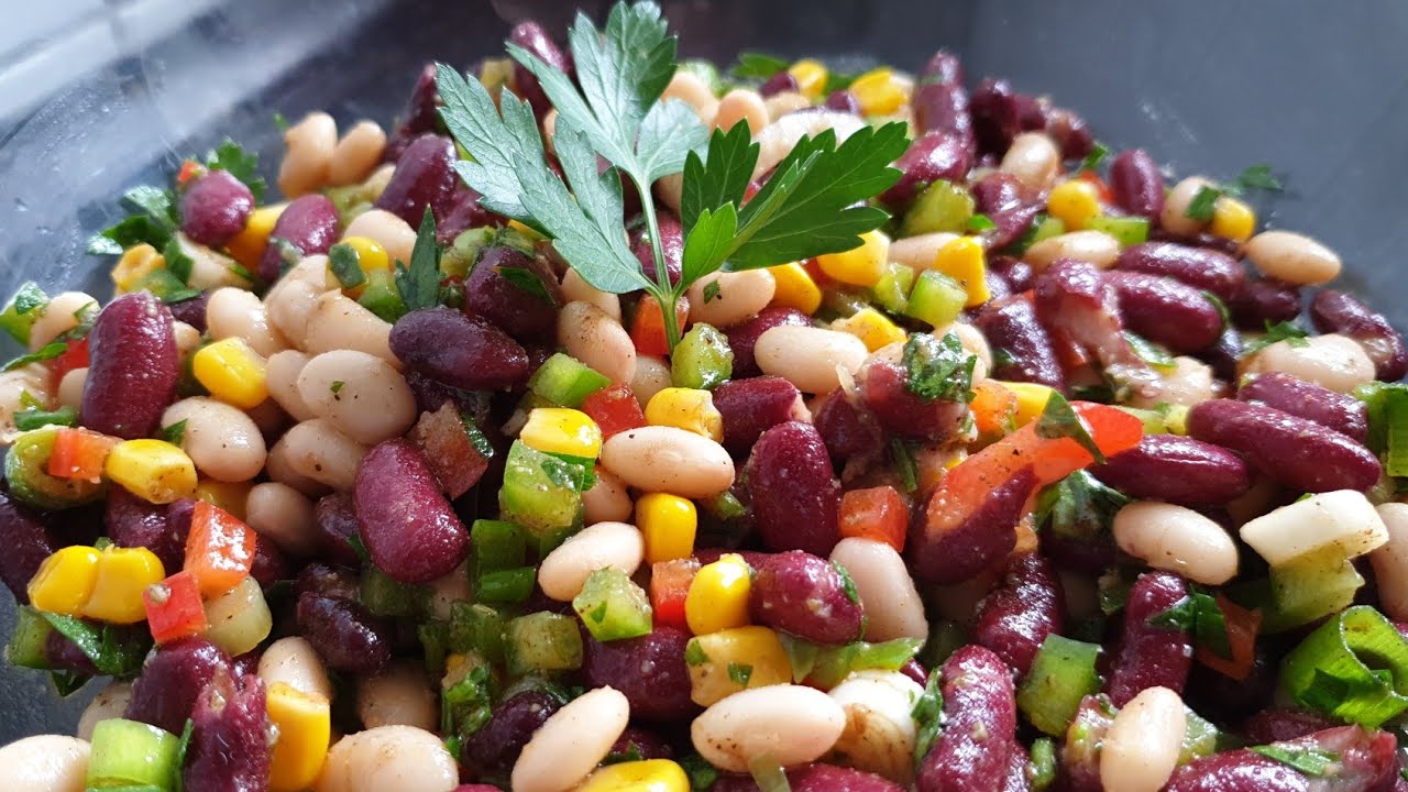 Salade mexicaine aux haricots rouges _ سلطة مكسيكية منعشة