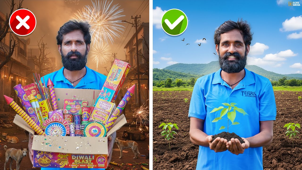 Finally...We Plant 100 Trees - 100 చెట్లు పెట్టాము 🌳 Telugu Adventures