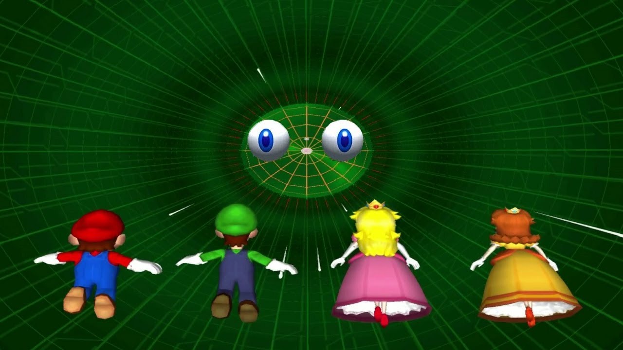 Mario Party 8 MiniGames - Mario Vs Luigi Vs Peach Vs Daisy (Master CPU)