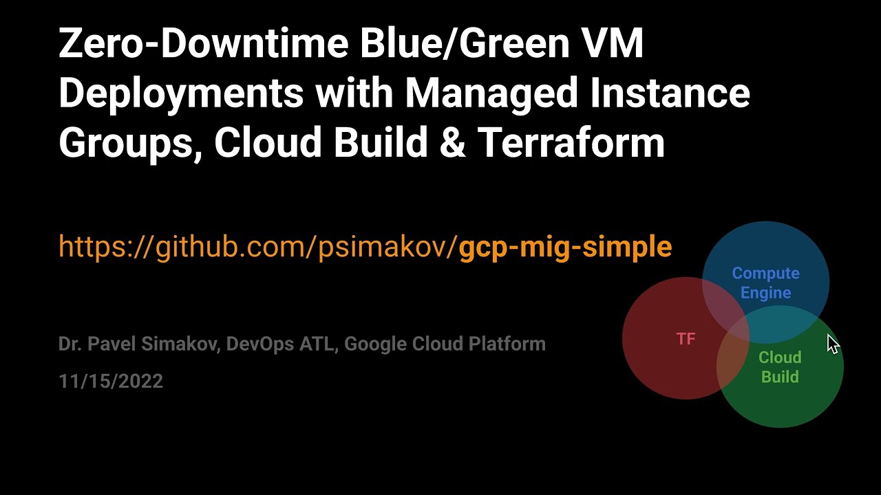 Zero-Downtime Blue/Green VM Deployments with Managed Instance Groups, Cloud Build & Terraform