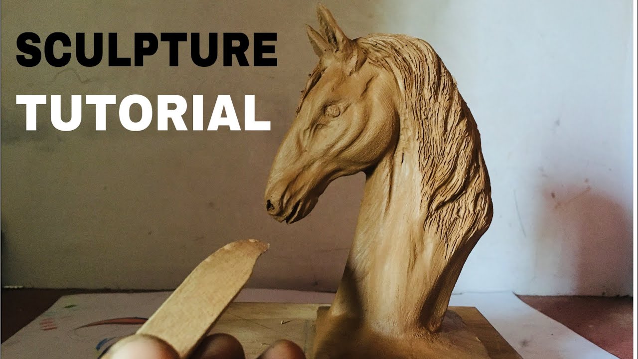 Horse sculpture/ Malayalam clay work/ how to make horse sculpture