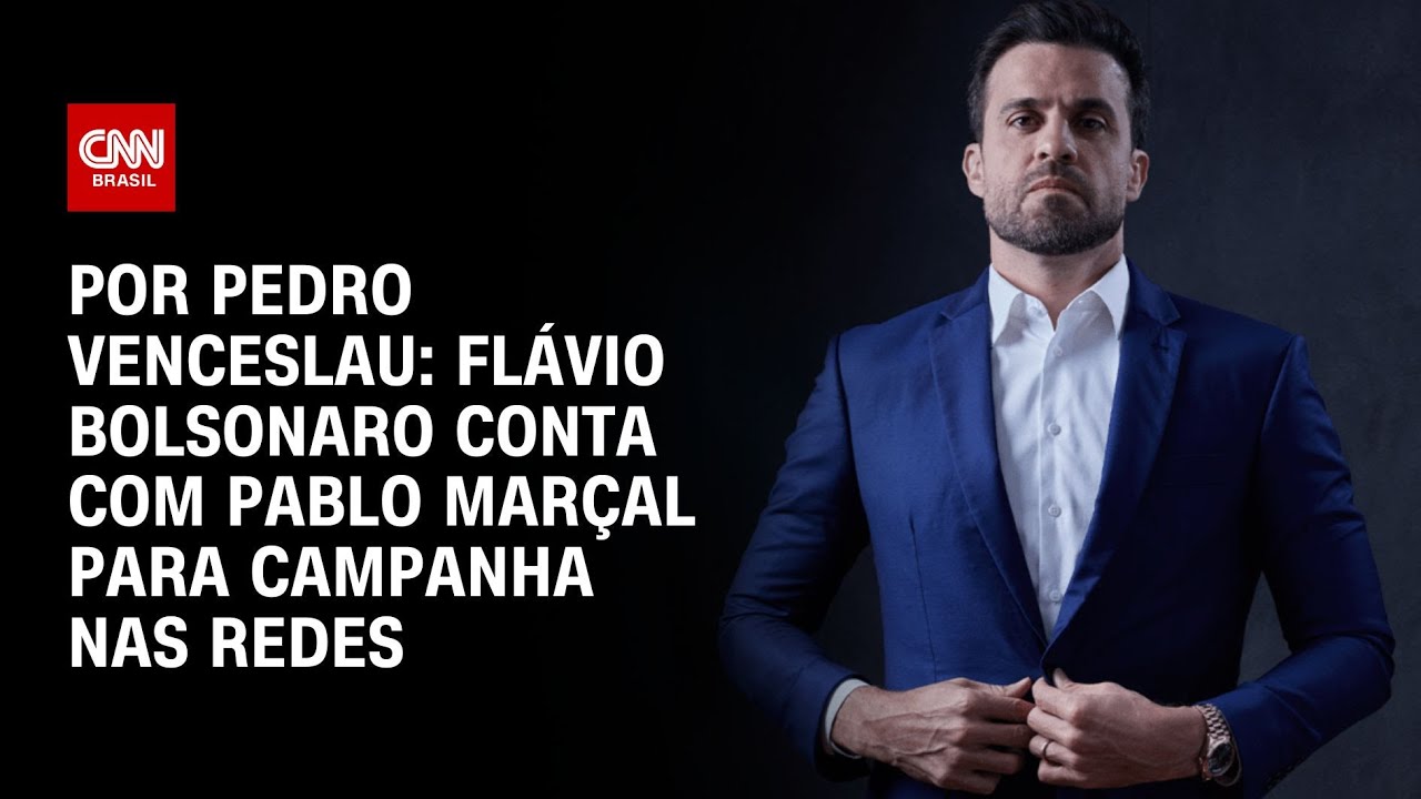 Flávio Bolsonaro conta com Pablo Marçal para campanha nas redes | HORA H