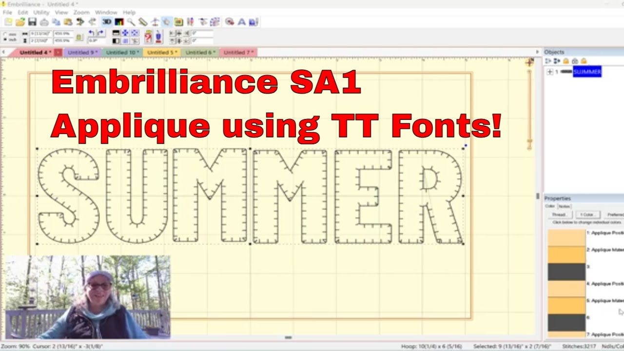 Unlock Your Creative Side with Embrilliance Stitch Artist 1 - Applique True Type Fonts!