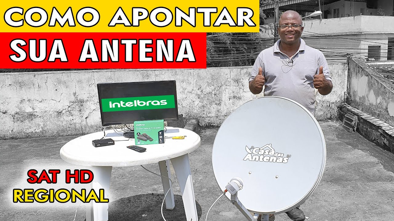 COMO SINTONIZAR A NOVA ANTENA PARABÓLICA DIGITAL USANDO APENAS O RECEPTOR INTELBRAS RDS 840