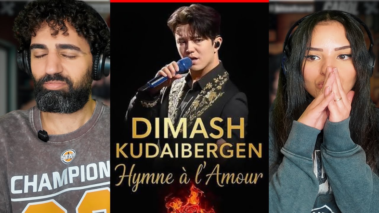 We react to Dimash Qudaibergen - Hymne à l'amour | REACTION