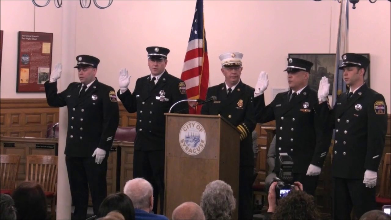 Fire Promotion Ceremony 1-13-2017