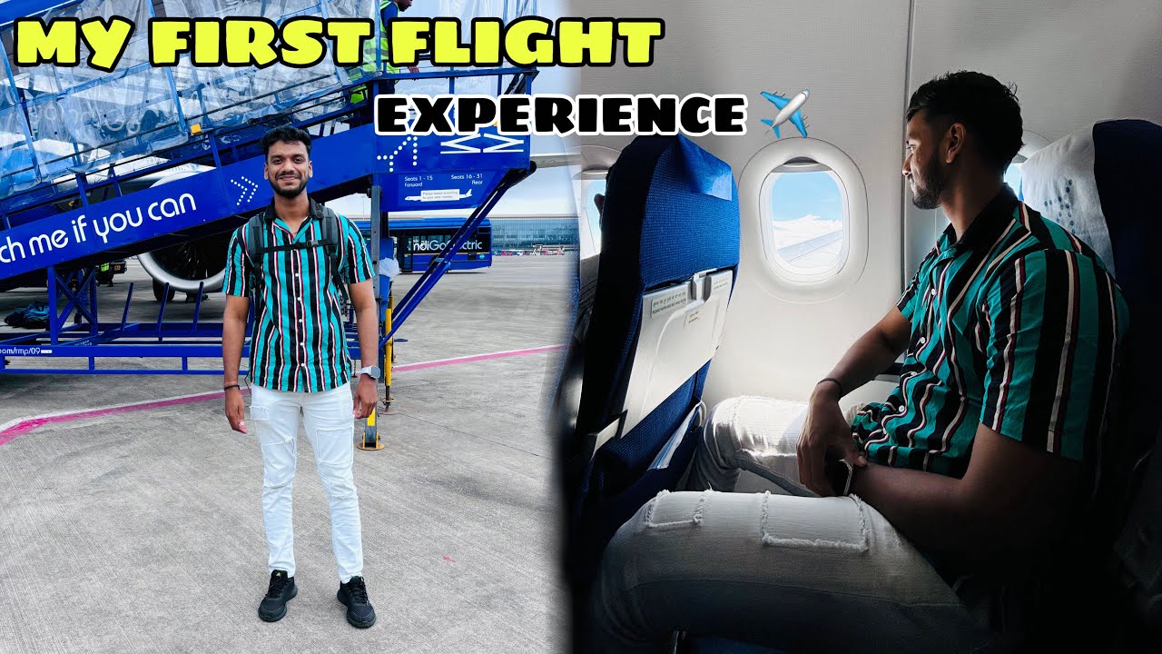 My First experience in flight travelling Goa to Mumbai ✈️