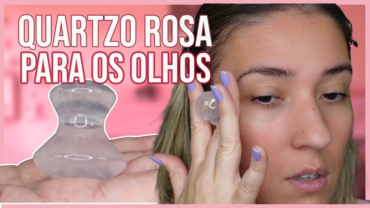 Como usar pedra de quatzo rosa e beneficios. Rose Quartz Eye Massager Océane