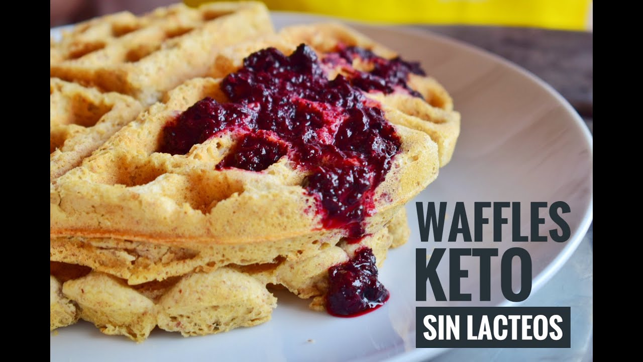 WAFFLE KETO SIN LACTEOS