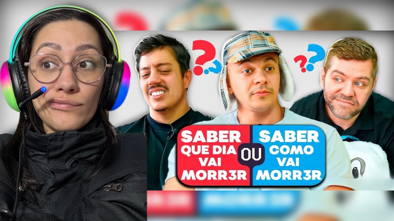 ⚠️ DEBATE: SABER O DIA QUE VAI MORR3R OU SABER COMO VAI MORR3R? - React Canal Canalha