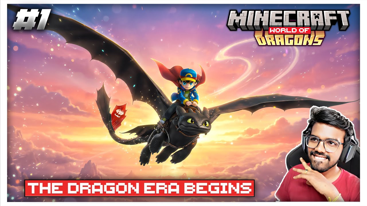 The DRAGON Era Begins in Minecraft World of Dragons! 🐉⚡