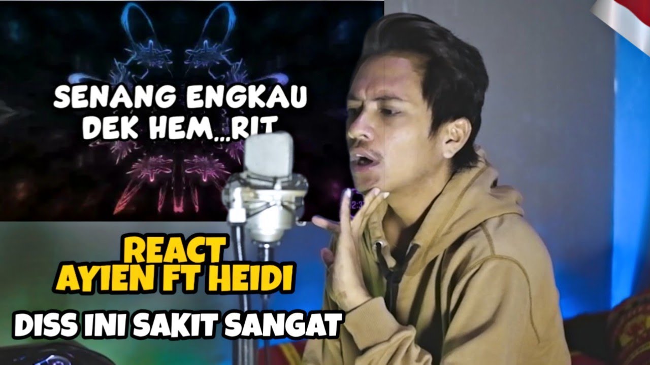 Ayien ft Heidi - Ayoyo (Disstrack) | REACT INDONESIA | ANJ*R PANAASS INI DISS❗