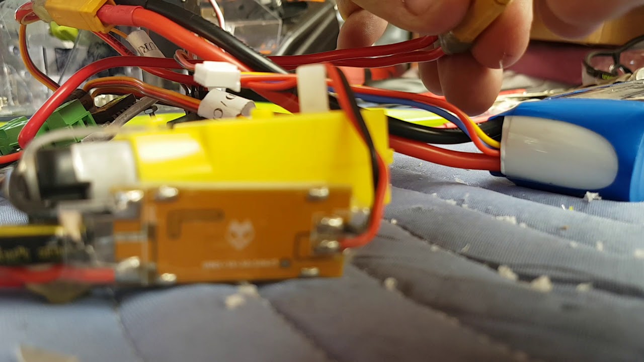 Beetleweight robot - Testing the spring mechanism
