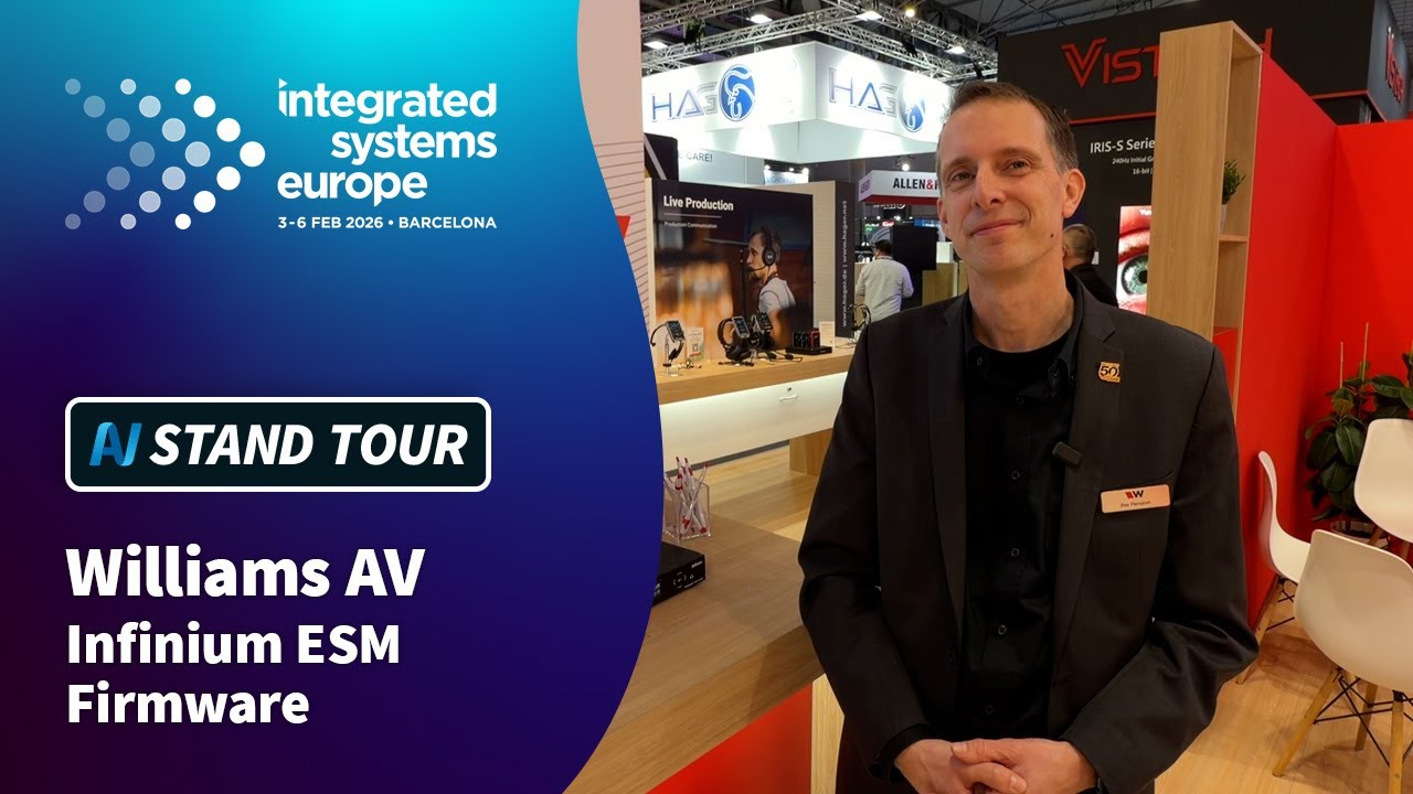 ISE 2026: Williams AV Stand Tour