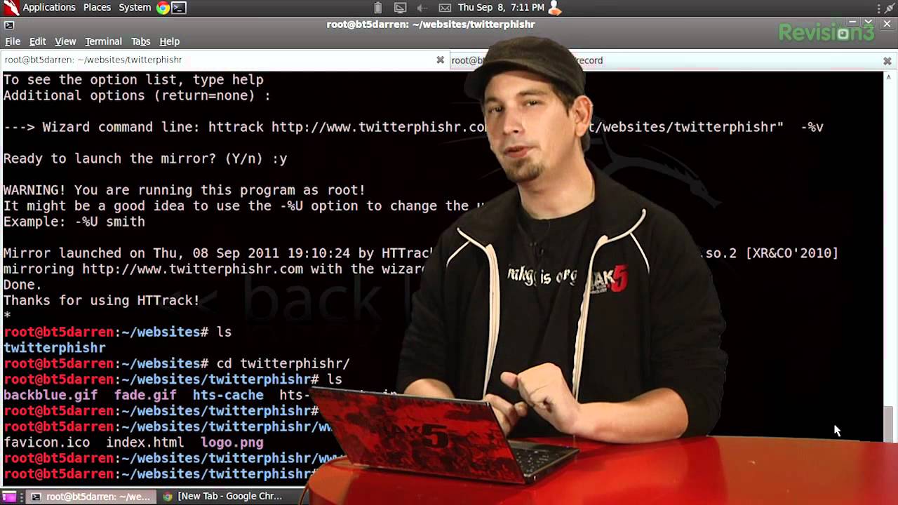 HakTip - Mirror Websites with HTTrack