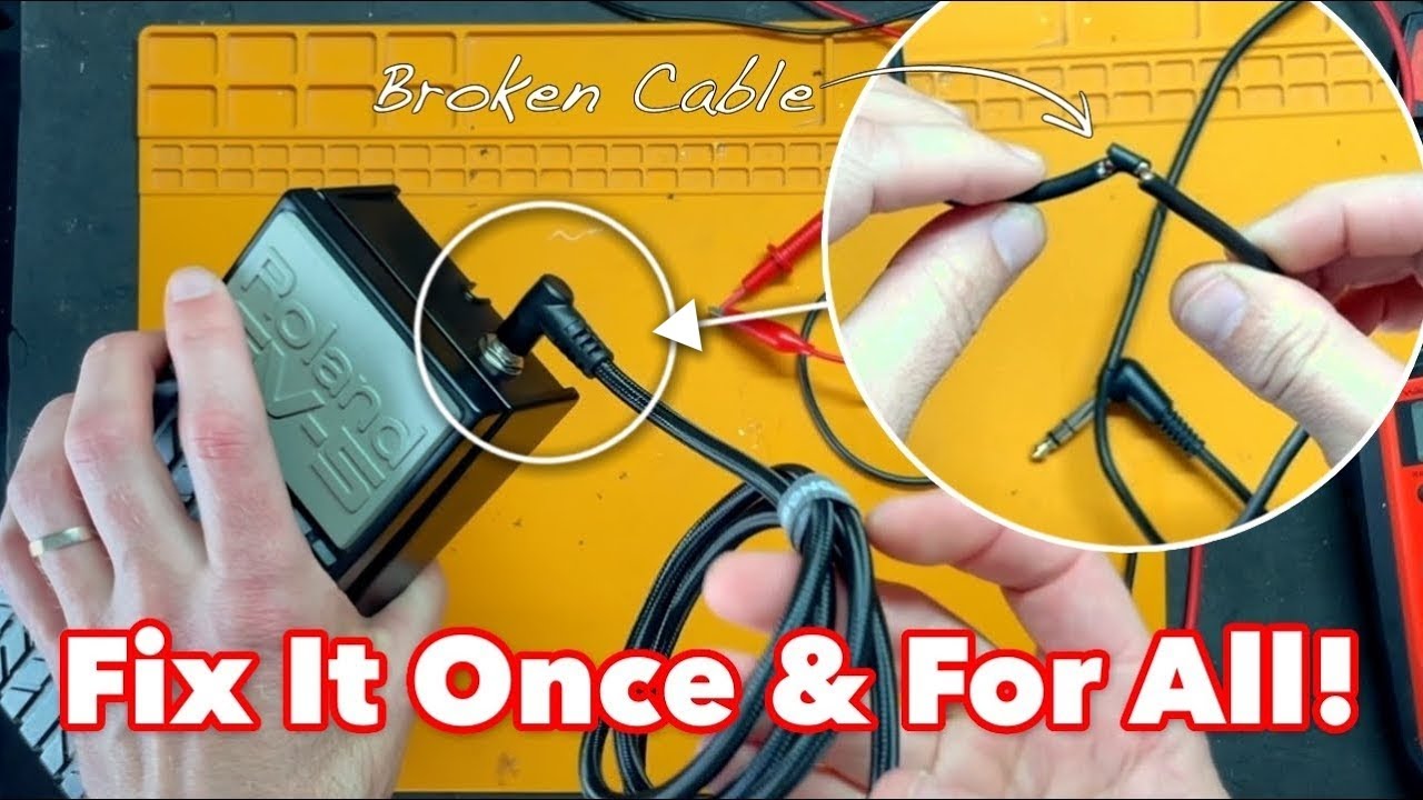 Fixing my Roland EV-5 Expression Pedal (no more broken cables)