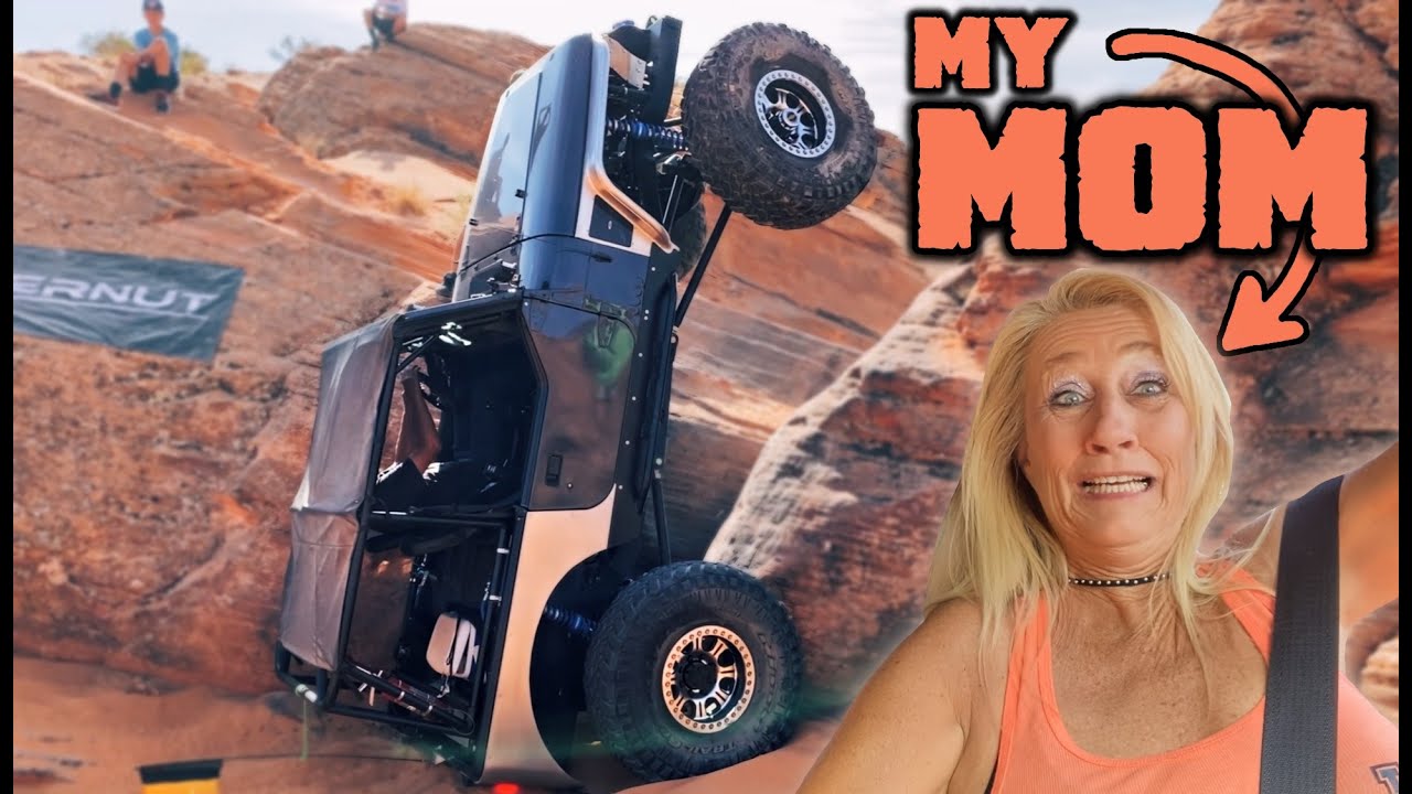 WE SCARE THE CRAP OUT OF MY MOM Off Roading Our Hemi Jeep JL!